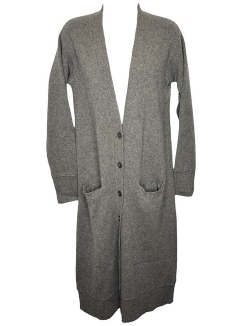 Brazeau Tricot "Regal Pub" Long Cashmere Cardigan